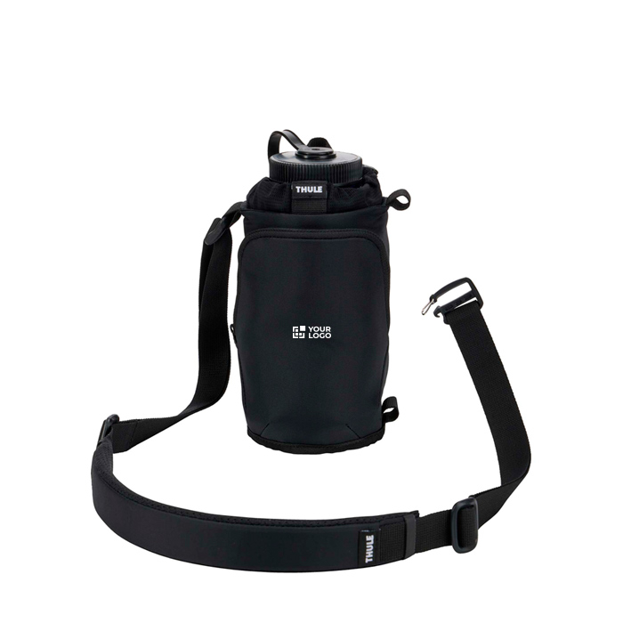 Adjustable bottle holder with pockets and breathable base 1L Thule