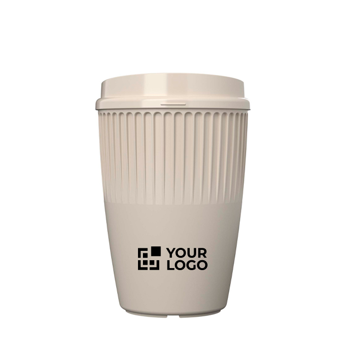 Reusable recycled plastic single-wall cup 350ml