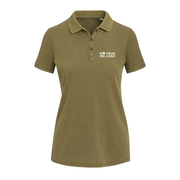 Women’s short-sleeve pre-washed and pre-shrunk piqué polo 200 g/m2 Elevate
