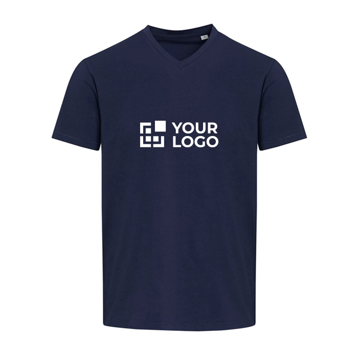 Unisex short-sleeve V-neck organic cotton T-shirt 200 g/m2 Elevate