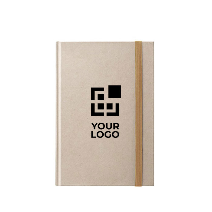 Sugarcane notebook with hard cover and A5 lined pages