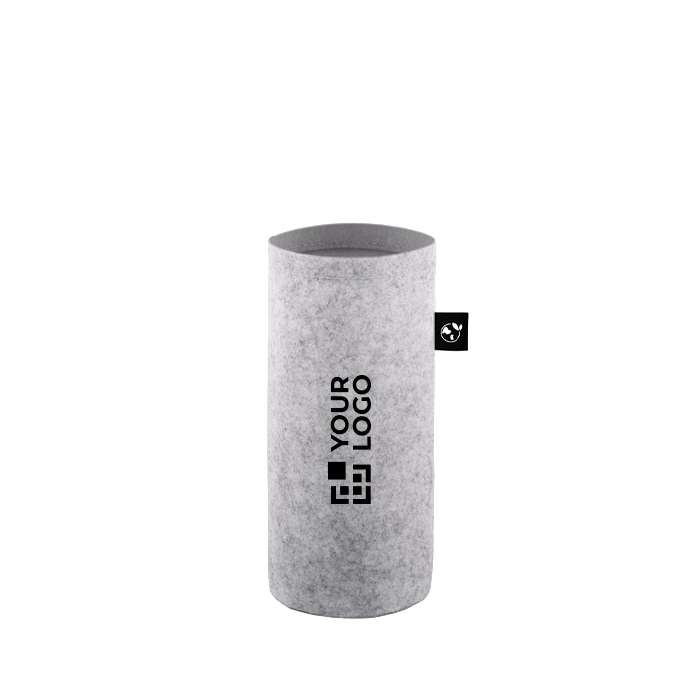 Recycled felt bottle sleeve for transport