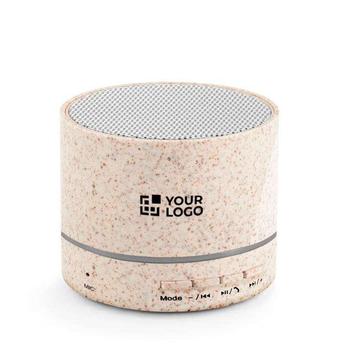 Portable speaker, straw fibre, Bluetooth, 3W output