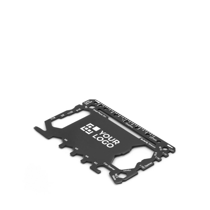 Stainless steel multi-tool card with 20 functions