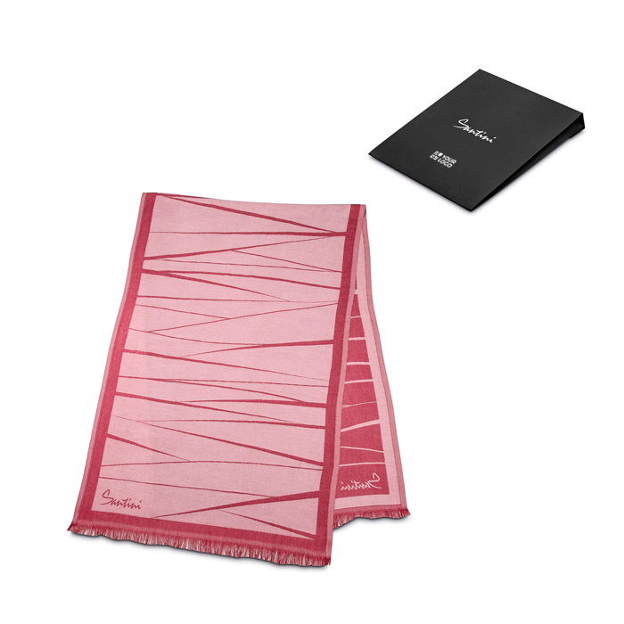 Elegant women’s scarf, viscose and polyester, 225 g/m2
