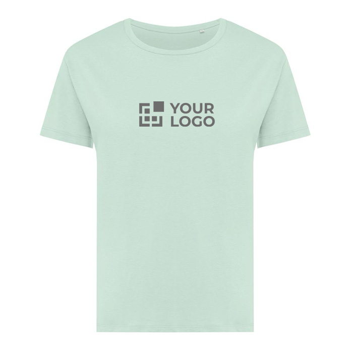 Women's slim-fit T-shirt in recycled cotton, 160 g/m²