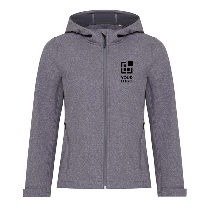 Women's casual-fit softshell jacket, 300 g/m² 