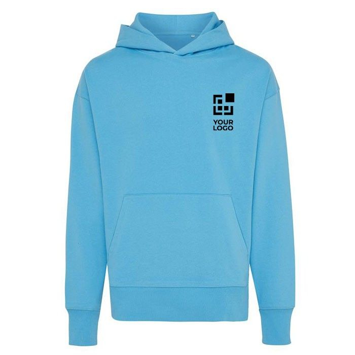 Relaxed-fit sweatshirt in eco cotton, 340 g/m²