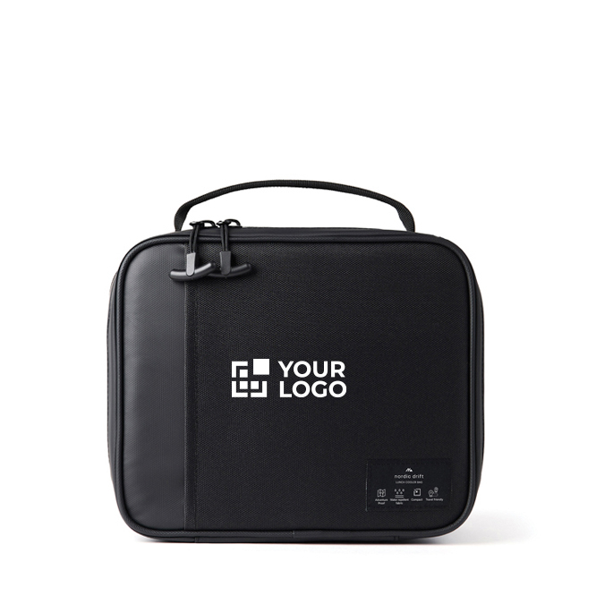 Thermal lunch bag with outer pocket and handle Nordic Drift Storm