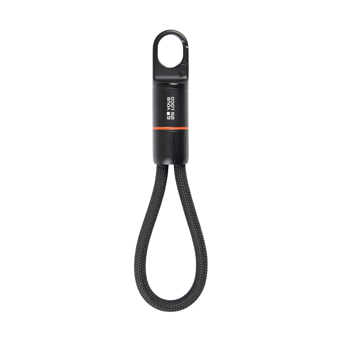 USB-C fast charging cable with carabiner Nordic Drift Everest 60W