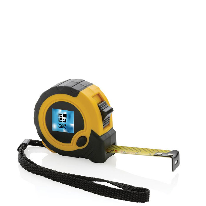 Custom recycled tape measures with logo, 3 m / 16 mm