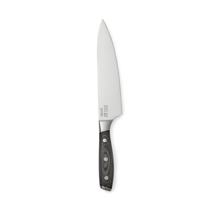 Kitchen knife with 20 cm stainless steel blade