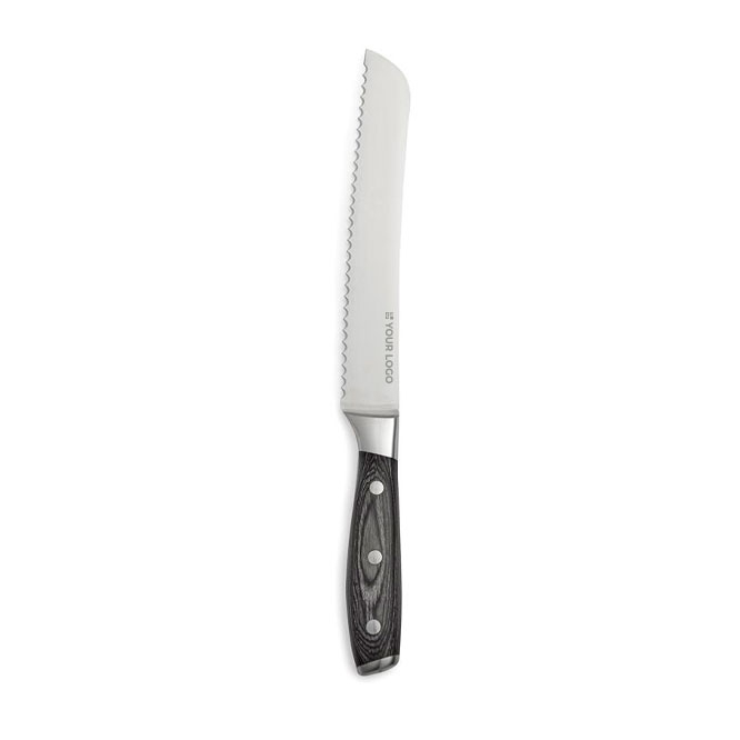 Stainless steel bread knife with 20 cm blade, Kaiser