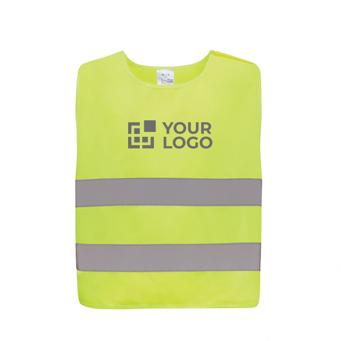 Kids' reflective vest with safety logo, RPET, size S