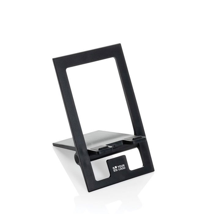 Flat mobile stand in recycled plastic