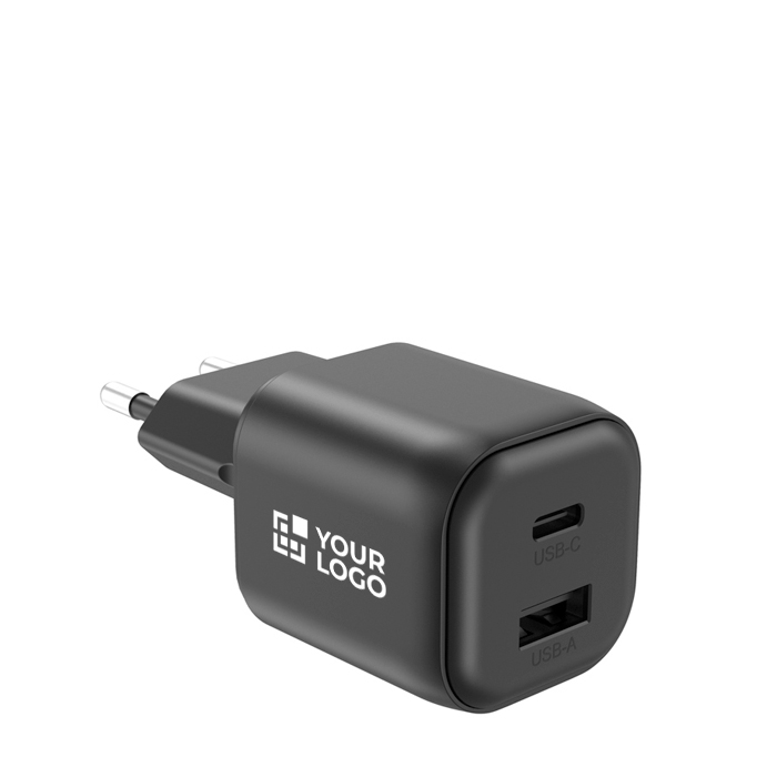 Compact eco USB charger with EU plug 100W