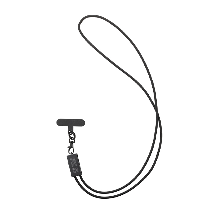Eco-friendly phone lanyard cable with 3 charging ports