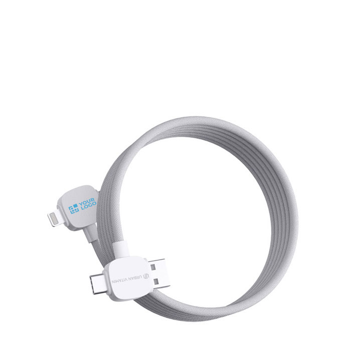 Tangle-free magnetic charging cable, 120 cm, 4 ports