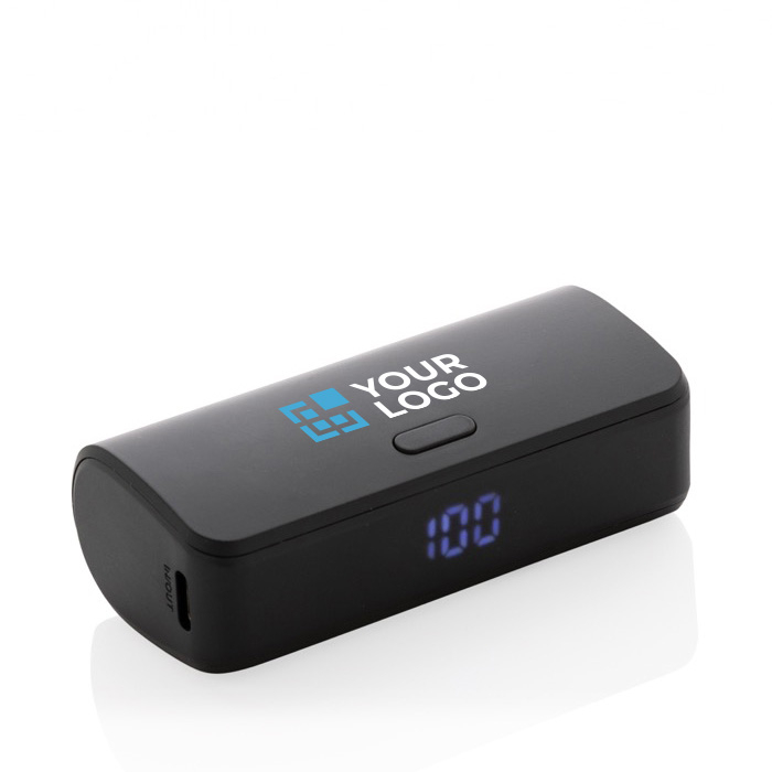 Pocket power bank for multiple devices, 5,000 mAh