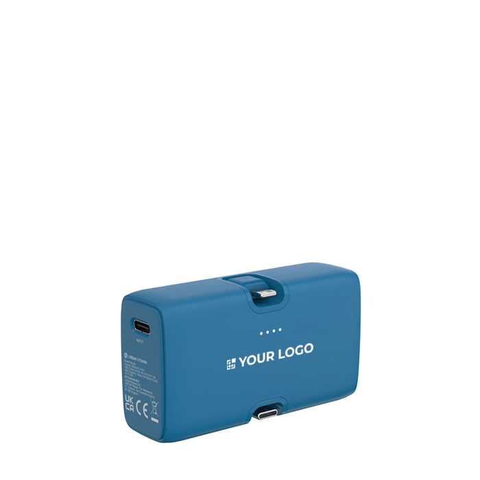 Recycled plastic power bank with charge indicator, 20 W