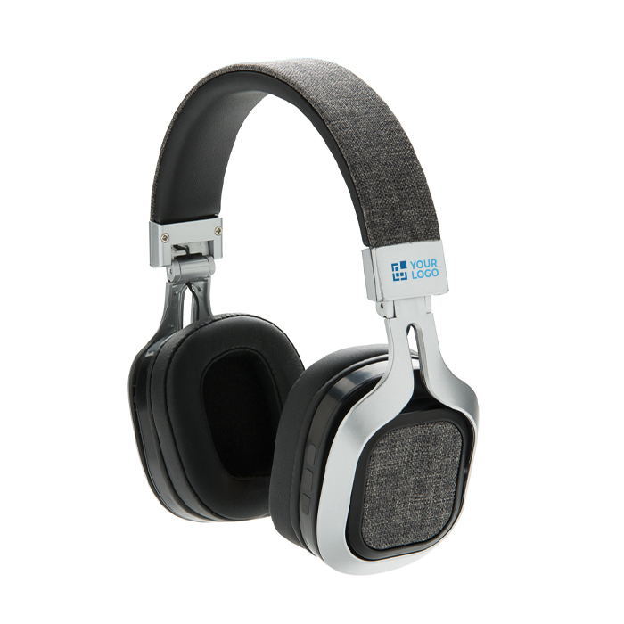 Comfortable foldable headphones with fabric accents, BT 4.0
