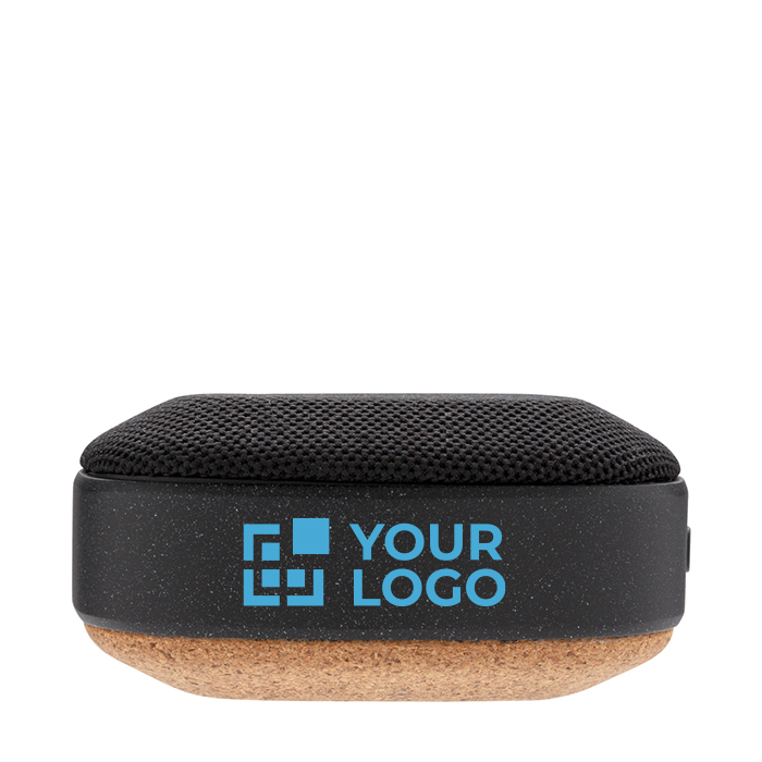 Small waterproof speaker with cork base