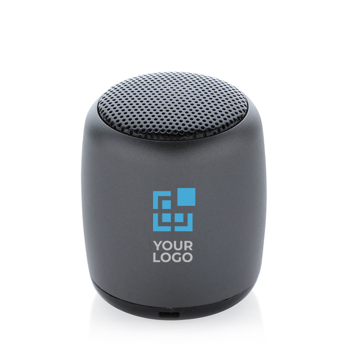 Pocket-size wireless speaker made of aluminium