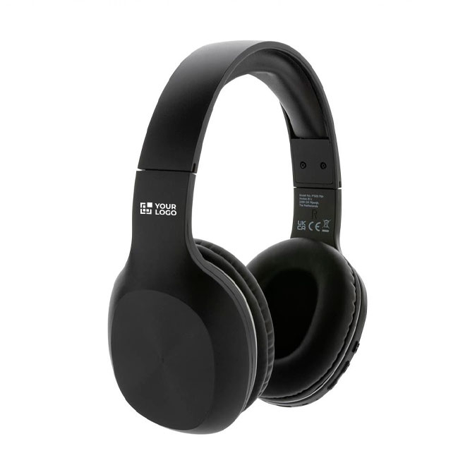 Corporate wireless BT 5.1 headphones in recycled ABS