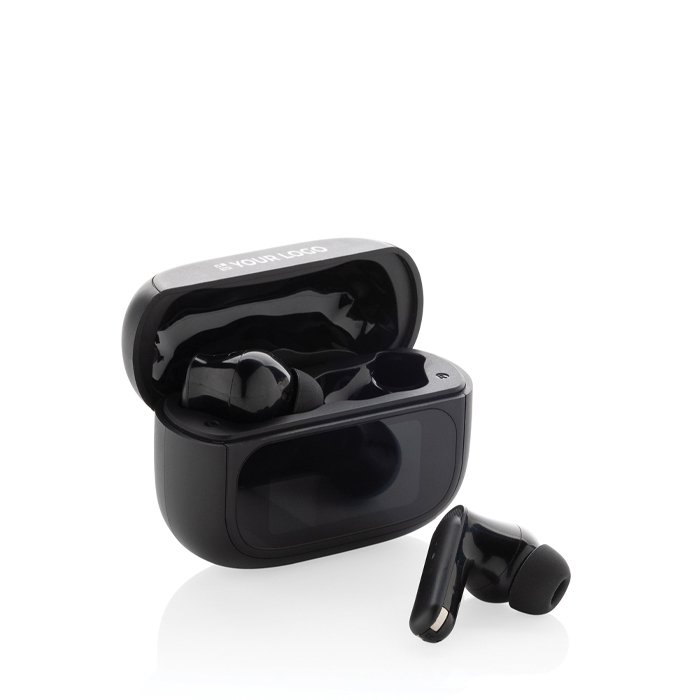 Wireless headphones with touch screen and call function