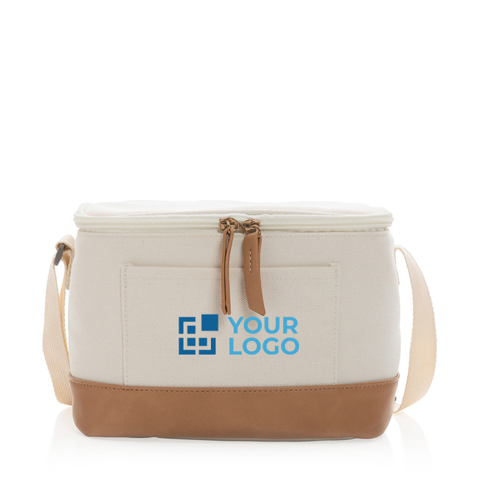 Premium branded cooler bag for 6 cans