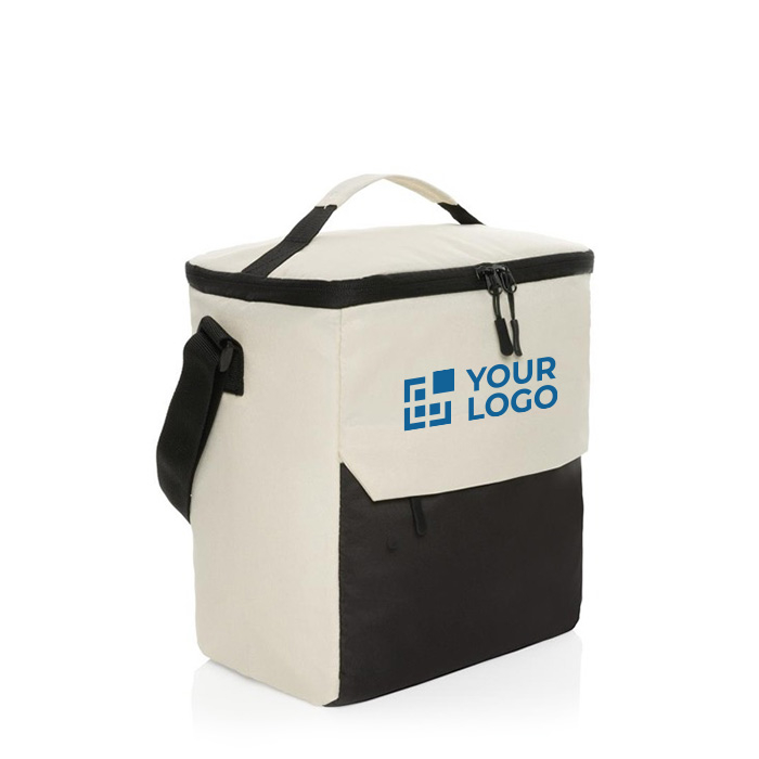RPET cooler bag with front pocket, holds up to 12 cans