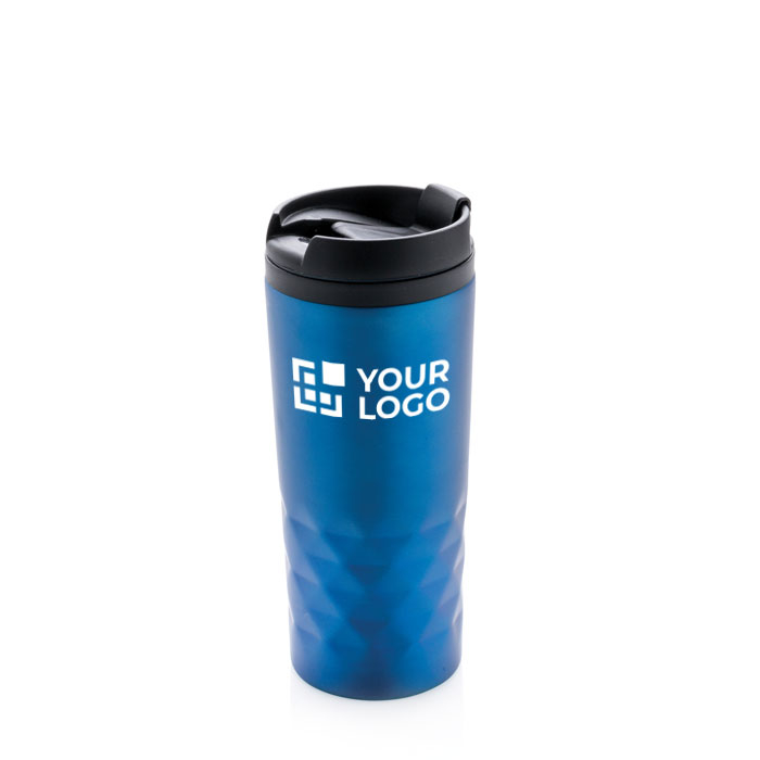 Geometric thermal mug with insulated function, 300 ml