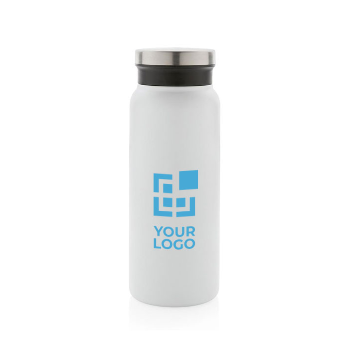 Recycled steel bottle with original cap, 600 ml