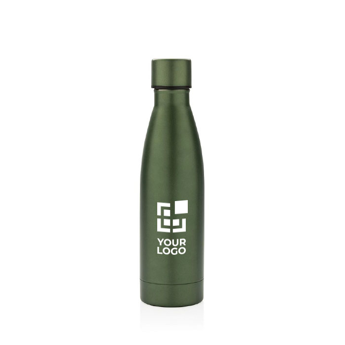 Elegant, promotional recycled steel bottle, 500 ml