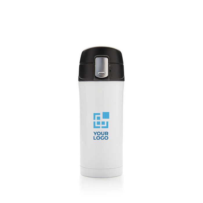 Recycled stainless steel thermos with secure lid, 300 ml