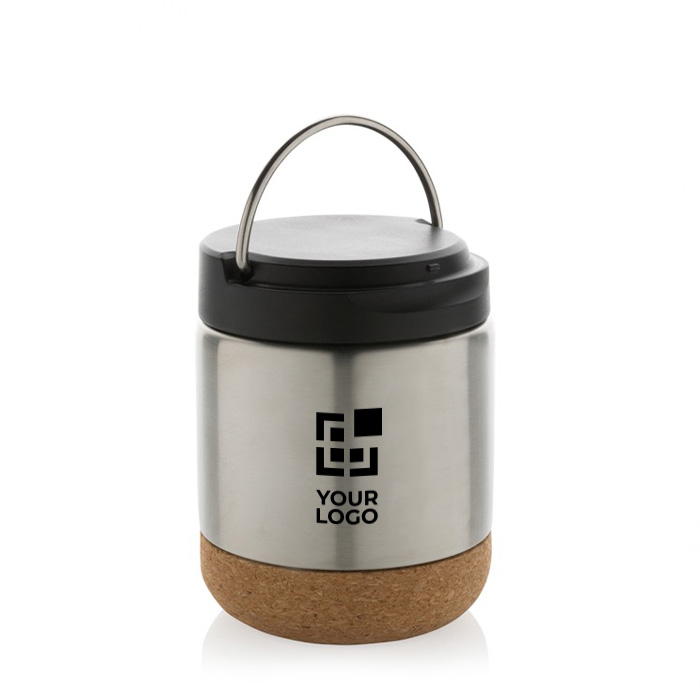 Leakproof recycled stainless steel thermal lunchbox, 400 ml