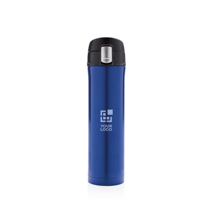 Stainless steel thermos with secure lid, 450 ml