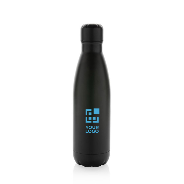 Recycled stainless steel bottle for cold drinks, 500 ml