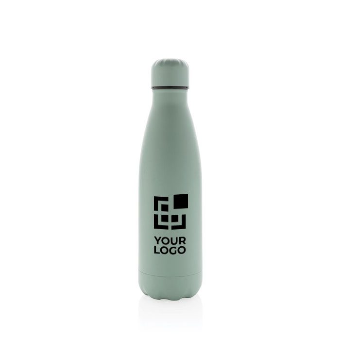 Branded stainless steel thermal bottle, 500 ml