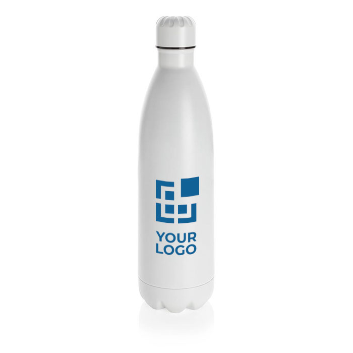 Large, promotional stainless steel thermal bottle, 1 L