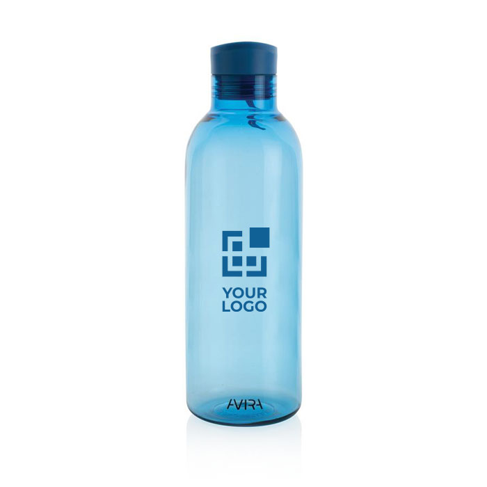 Large recycled plastic bottle in assorted colours, 1 L