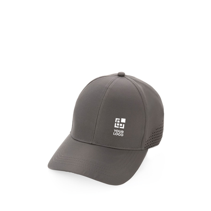RPET sports cap with 6 panels and buckle closure