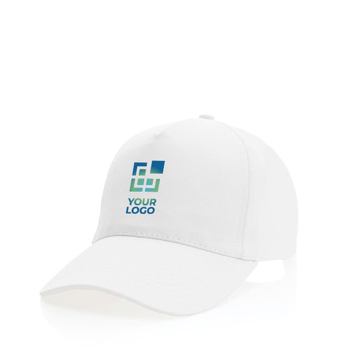 Branded recycled cotton cap, 280 g/m2 (XI)