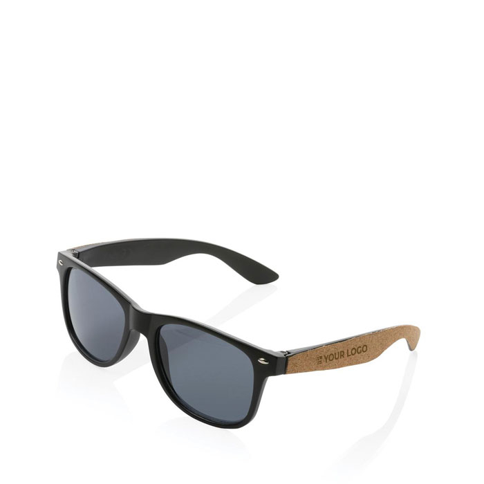 Recycled logo sunglasses with UV400 protection