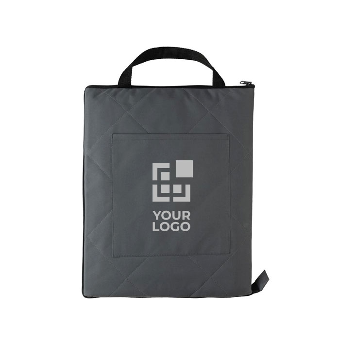 Foldable padded picnic blanket in high-quality RPET