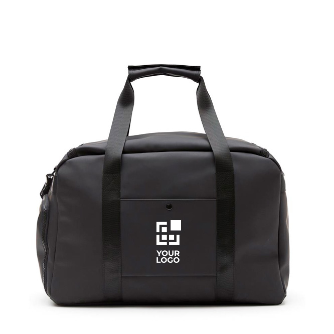 Water-resistant synthetic leather padel bag