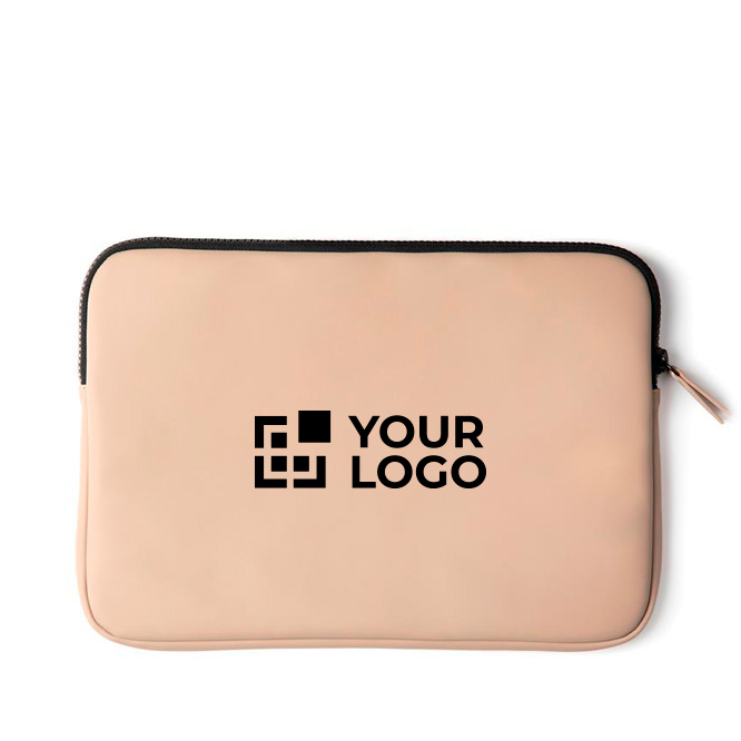 Water-repellent laptop sleeve with elegant design, 15"