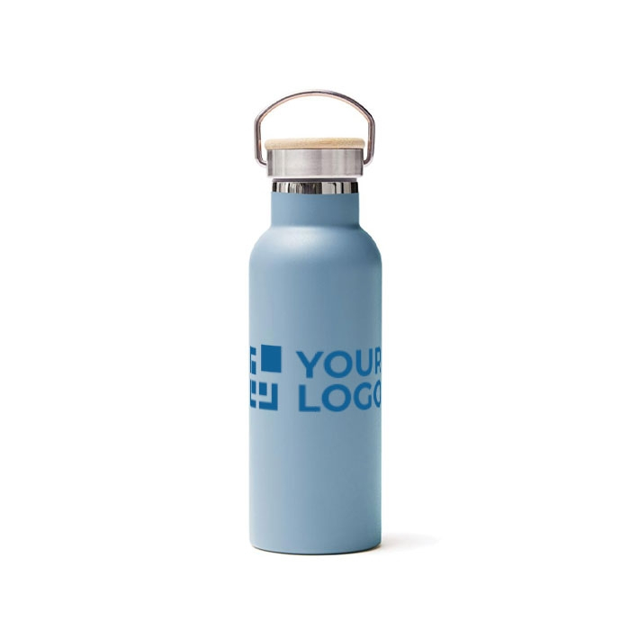 Durable, branded stainless steel bottle, 500 ml