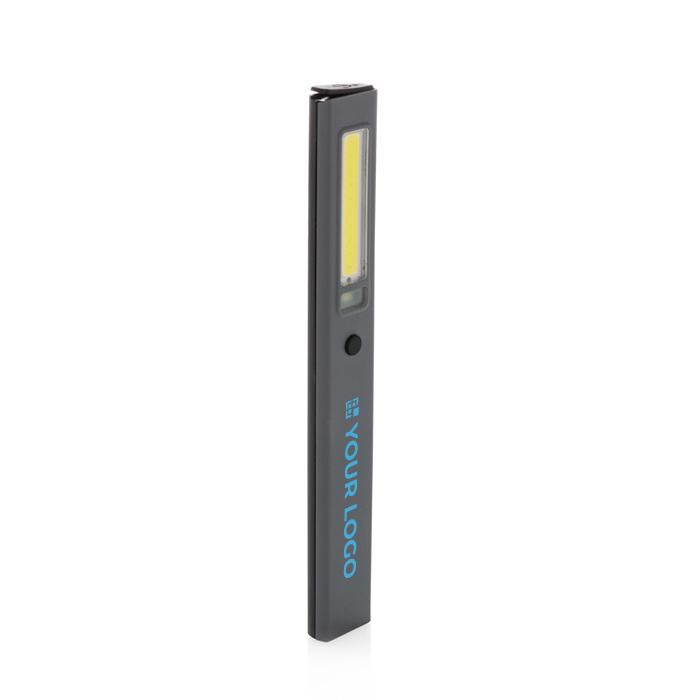 Pocket work light in recycled plastic with magnet