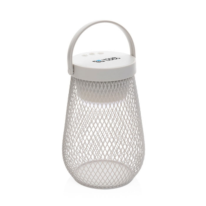 Recycled plastic desk lamp with 3 brightness modes, IPX4
